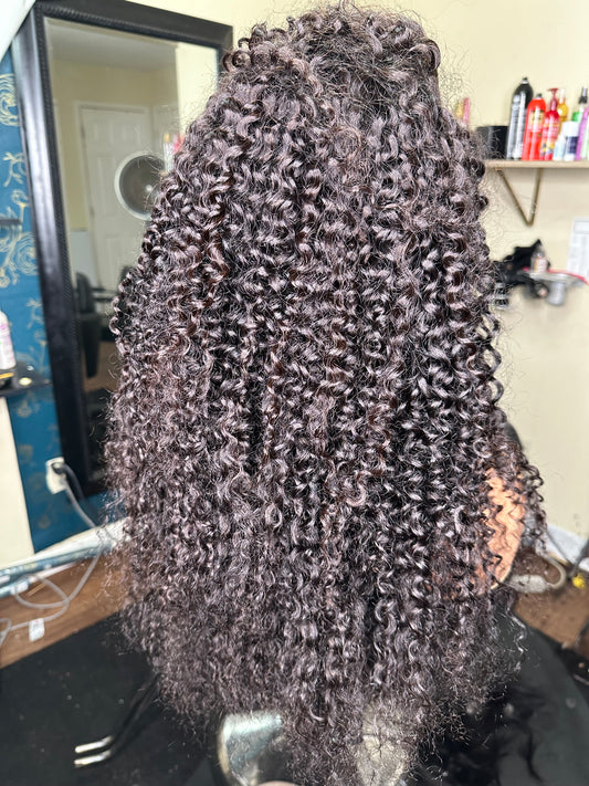 13x4 HD Lace Jerry Curl Frontal Wig
